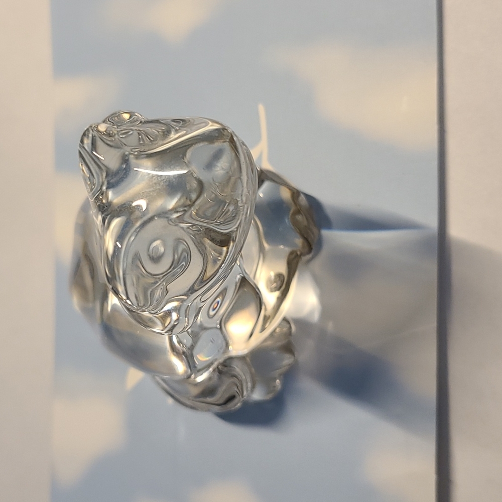 Frog- Glass Lead Crystal by Pets